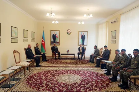Əfqanıstan səfiri Azərbaycan Ali Hərbi Məktəbində - FOTOLAR