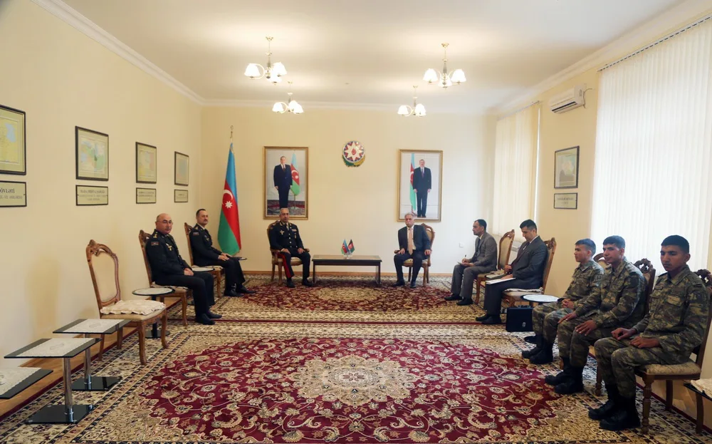 Əfqanıstan səfiri Azərbaycan Ali Hərbi Məktəbində - FOTOLAR
