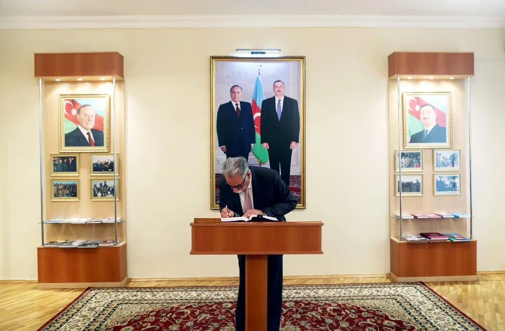 Əfqanıstan səfiri Azərbaycan Ali Hərbi Məktəbində - FOTOLAR