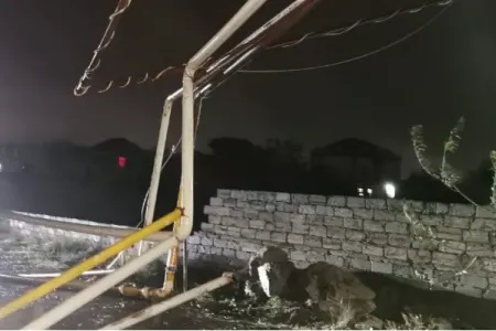 Güclü külək Sabunçuda abonentləri qazsız qoydu