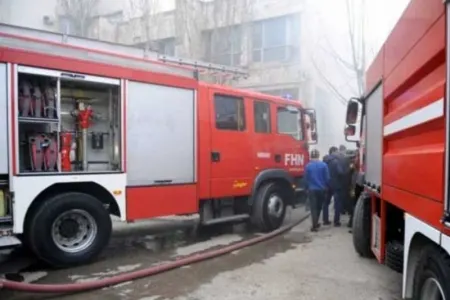 Bakıda daha bir restoran yandı