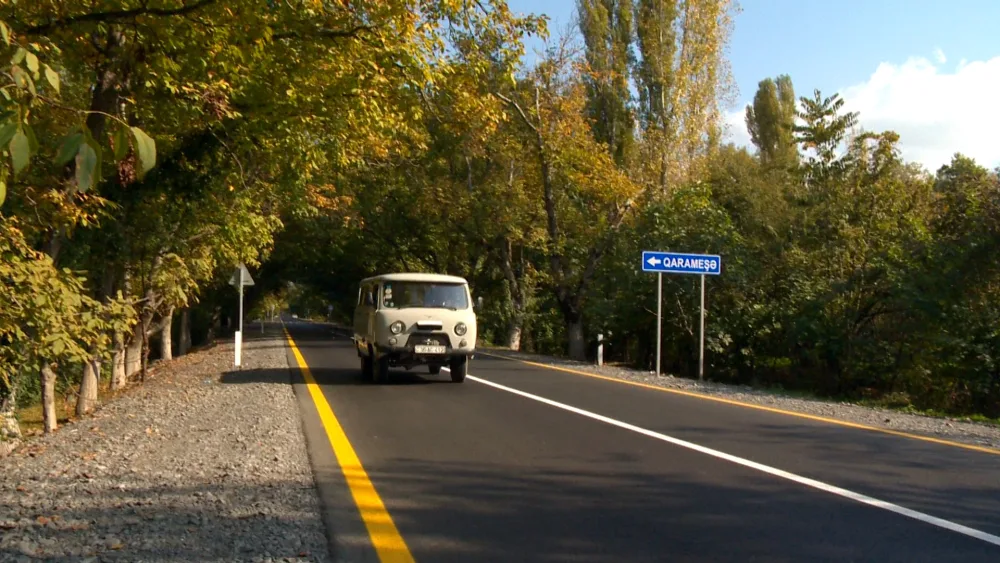 Qax-İlisu yolu - YENİDƏN QURULDU - FOTO
