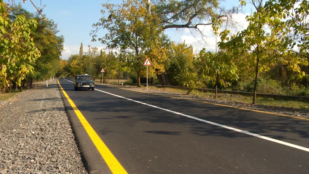 Qax-İlisu yolu - YENİDƏN QURULDU - FOTO