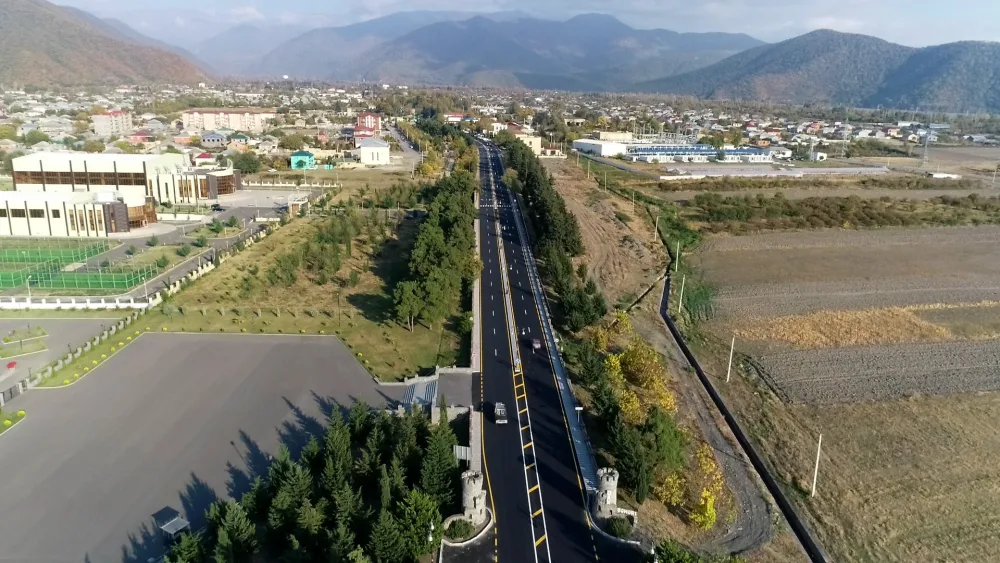 Qax-İlisu yolu - YENİDƏN QURULDU - FOTO