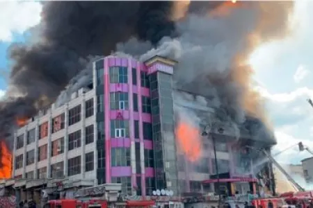 Tamamilə sökülən “Diqlas”ın yerindən SON VƏZİYYƏT - FOTO