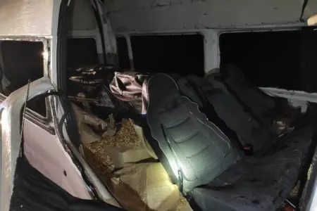 Bakıya gələn mikroavtobus qəzaya uğradı - 7 yaralı