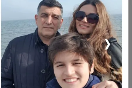 Xalq artistinin polkovnik əri və övladları - -FOTOLAR
