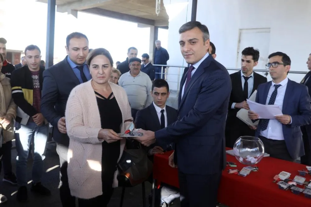 Əlillərə və şəhid ailələrinə daha 40 mənzil - VERİLDİ - FOTOLAR