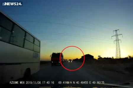Bakının ən qorxulu yolu – Burda hər an ölümlə qarşılaşa bilərsiniz - – VİDEO