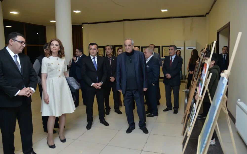 Xalq artistləri orta məktəbdə - BİR ARAYA GƏLDİ - FOTOLAR