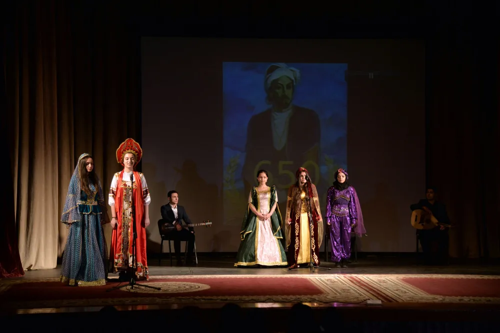 Xalq artistləri orta məktəbdə - BİR ARAYA GƏLDİ - FOTOLAR