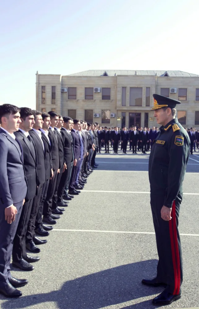 Vilayət Eyvazov sıra baxışı keçirdi - FOTO - VİDEO