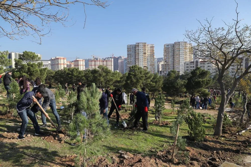 İlham Əliyev və Mehriban Əliyeva - “Gənclik” parkında - FOTOLAR