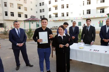 Daha 32 Qarabağ əlili və şəhid ailəsinə - EV VERİLDİ -FOTOLAR