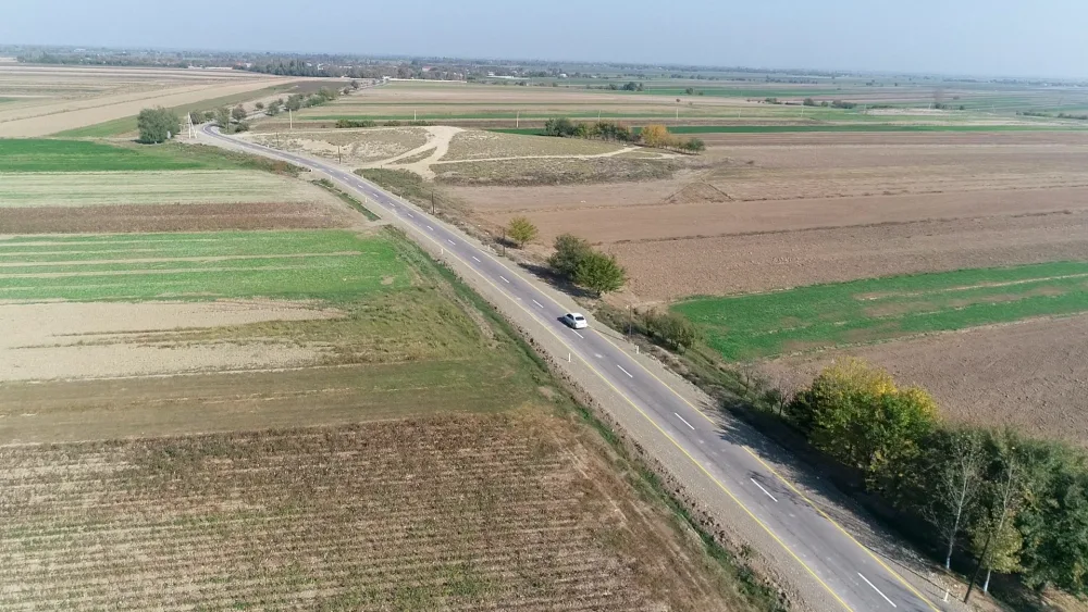 Ağcabədidə 18 kilometrlik yol - YENİDƏN QURULDU - FOTO