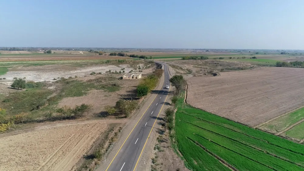 Ağcabədidə 18 kilometrlik yol - YENİDƏN QURULDU - FOTO