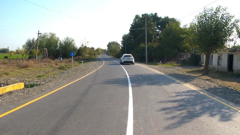 Ağcabədidə 18 kilometrlik yol - YENİDƏN QURULDU - FOTO