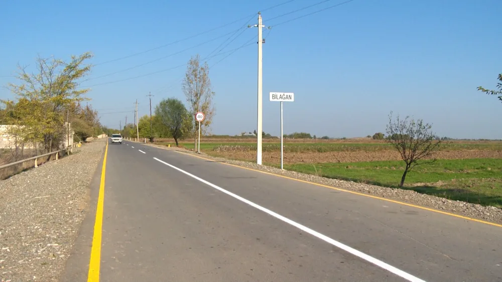 Ağcabədidə 18 kilometrlik yol - YENİDƏN QURULDU - FOTO