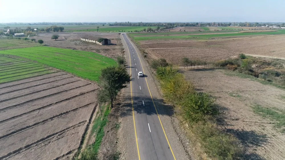 Ağcabədidə 18 kilometrlik yol - YENİDƏN QURULDU - FOTO