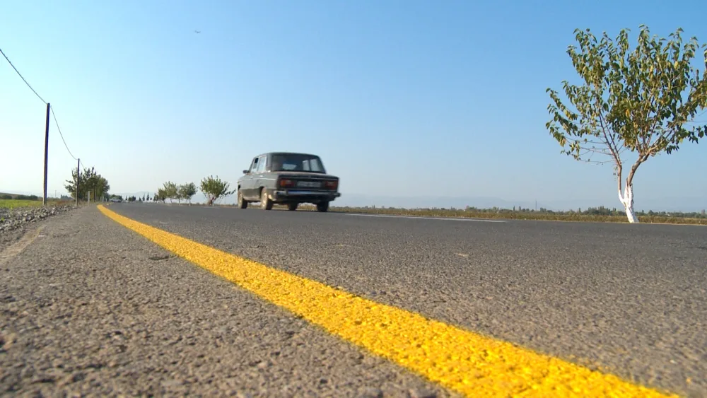 Ağcabədidə 18 kilometrlik yol - YENİDƏN QURULDU - FOTO