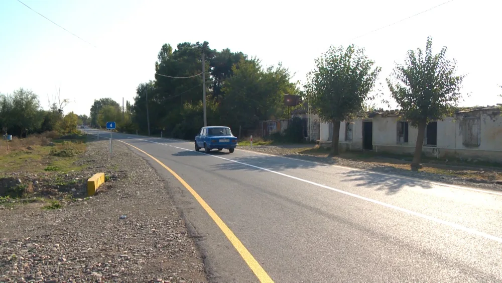 Ağcabədidə 18 kilometrlik yol - YENİDƏN QURULDU - FOTO