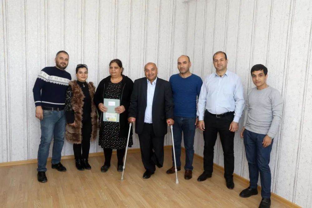 İndiyədək şəhid ailələrinə və müharibə əlillərinə 6907 - EV VERİLİB - FOTO