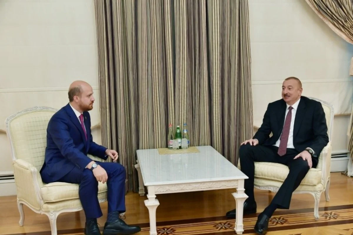 Azərbaycan prezidenti Bilal Ərdoğanı - QƏBUL ETDİ