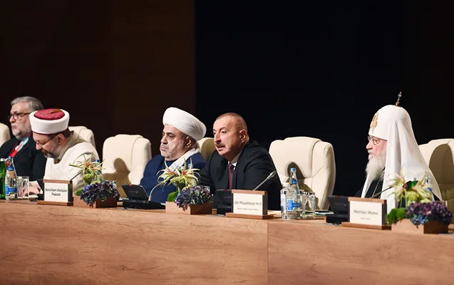 Prezident: - "Azərbaycanda bütün dinlərin nümayəndələri sərbəst yaşayır, fəaliyyət göstərir, öz dini ayinlərini icra edirlər"