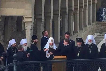 Rusiyanın Patriarxı Kirill İçərişəhərdə- - FOTO