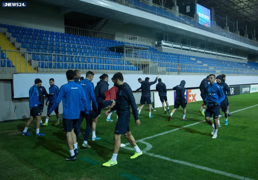 Baş məşqçi "Uels"lə qarşılaşma haqda: - "Ümidliyəm" - FOTOLAR