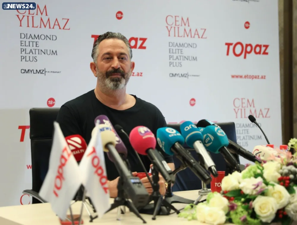 "Miri Yusif kimi Azərbaycanın Xalq artisti olmaq istəyirəm" - Cem Yılmaz Bakıda