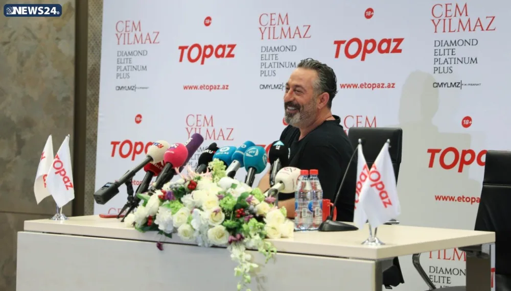 "Miri Yusif kimi Azərbaycanın Xalq artisti olmaq istəyirəm" - Cem Yılmaz Bakıda