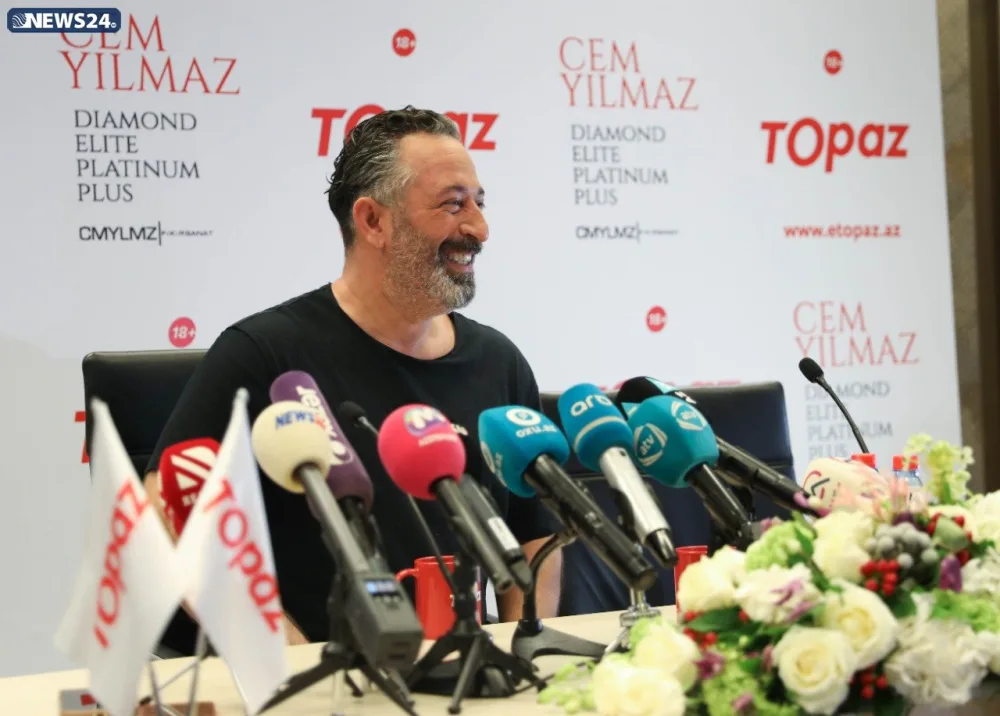 "Miri Yusif kimi Azərbaycanın Xalq artisti olmaq istəyirəm" - Cem Yılmaz Bakıda
