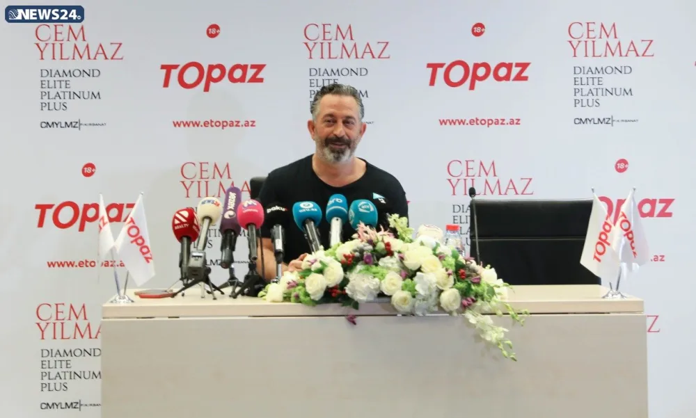 "Miri Yusif kimi Azərbaycanın Xalq artisti olmaq istəyirəm" - Cem Yılmaz Bakıda