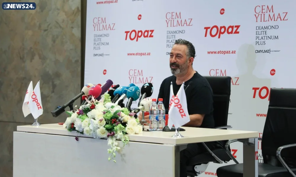 "Miri Yusif kimi Azərbaycanın Xalq artisti olmaq istəyirəm" - Cem Yılmaz Bakıda