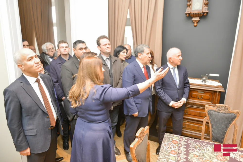 Cəlil Məmmədquluzadənin nəticəsi ev-muzeyinin açılışında - FOTOLAR