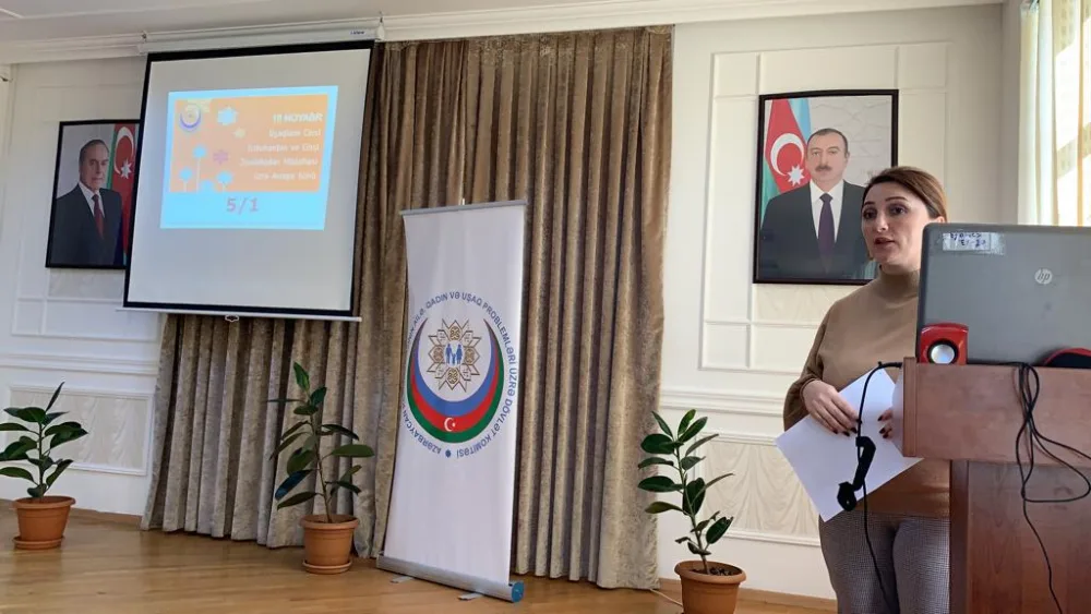 “Uşaqların zorakılıqdan müdafiəsi” mövzusunda təlim keçirildi - FOTO