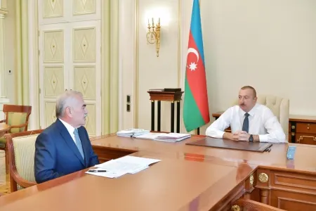 İlham Əliyev Vasif Talıbovu qəbul etdi - FOTO