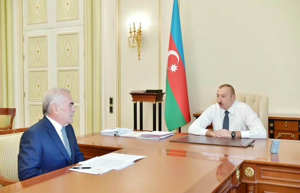 İlham Əliyev Vasif Talıbovu qəbul etdi - FOTO