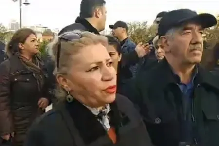 Zığda sürüşmə zonasında yaşayan sakinlər - ETİRAZ AKSİYASI KEÇİRİR - VİDEO