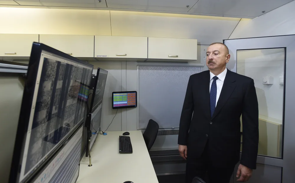 Prezident Pirşağı dəmir yolu stansiyasının - AÇILIŞINDA - FOTOLAR - VİDEO - YENİLƏNDI-2