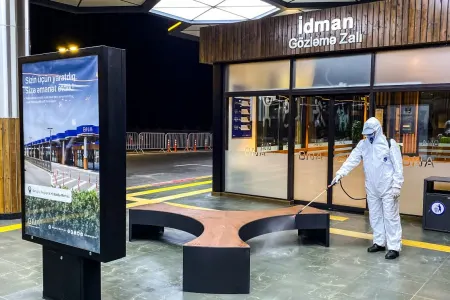 BNA dezinfeksiya işlərinə başladı - -FOTO