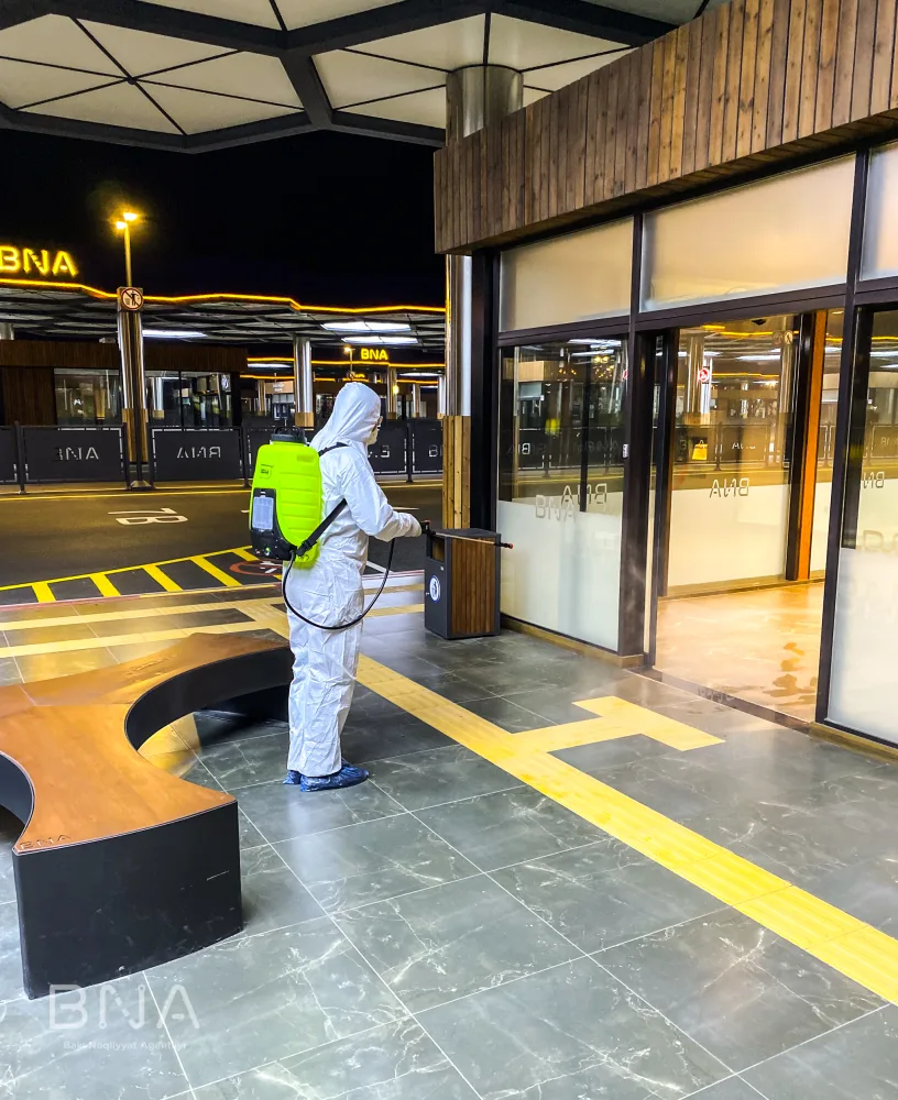 BNA dezinfeksiya işlərinə başladı - -FOTO
