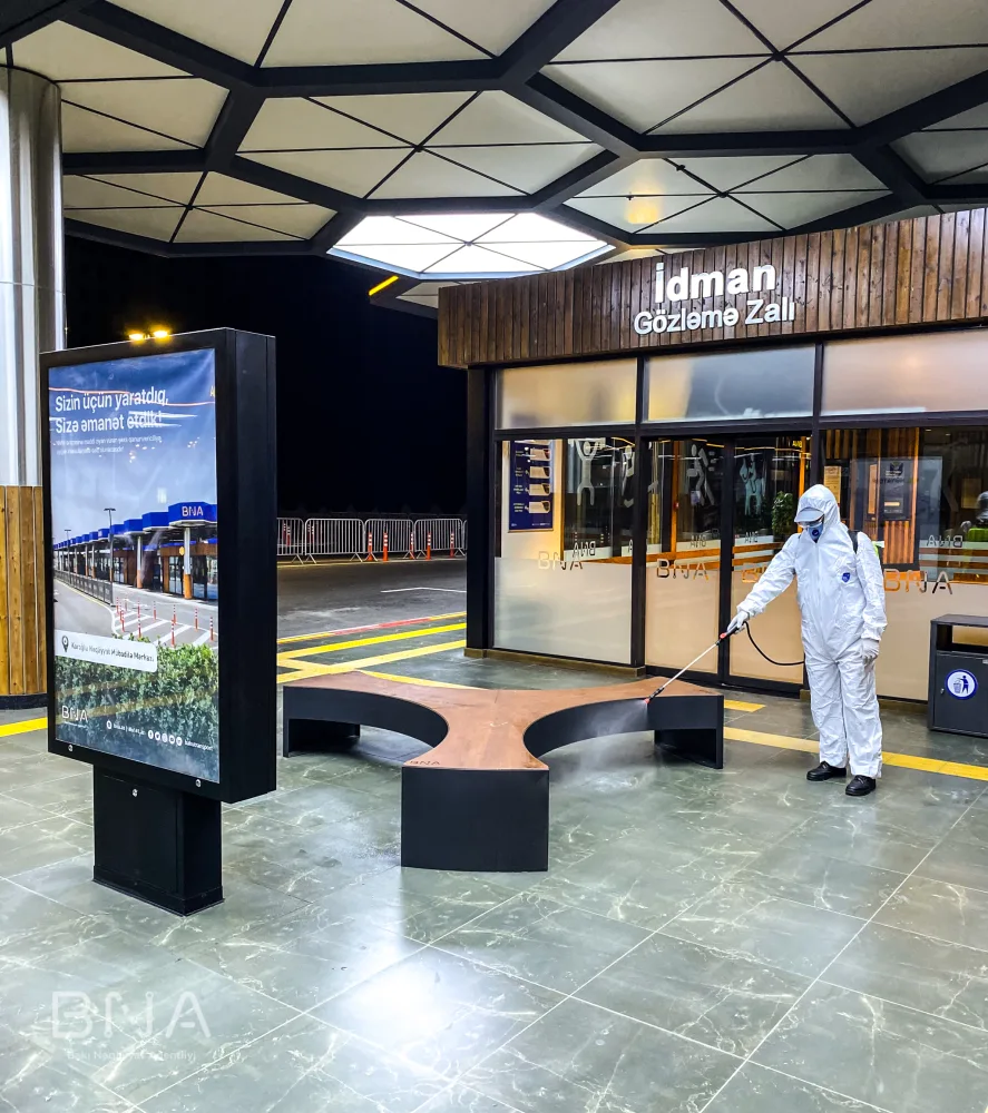 BNA dezinfeksiya işlərinə başladı - -FOTO