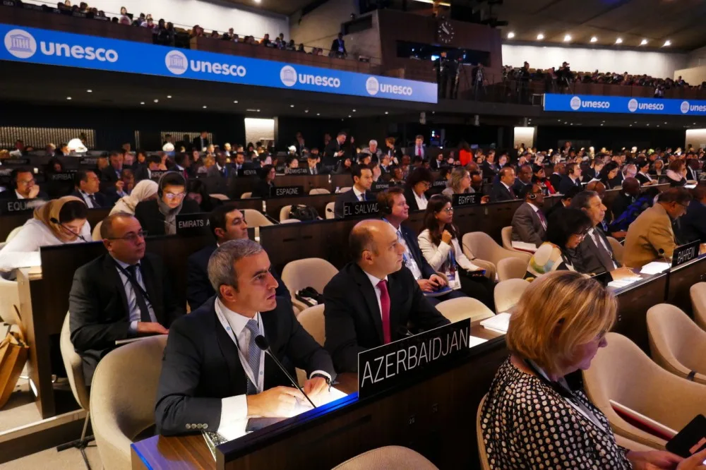 UNESKO baş qərargahında Mədəniyyət nazirlərinin birinci Forumu keçirilir - FOTO
