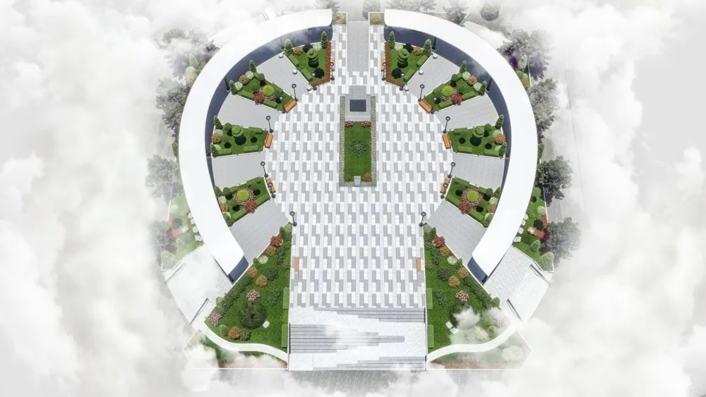 Xətainin abidəsi yolun ortasında qalıb - FOTO