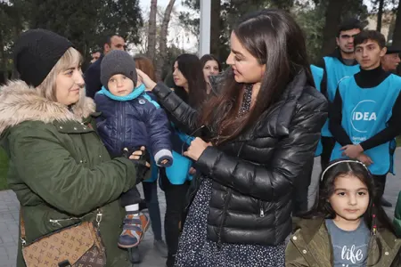 Leyla Əliyeva Atatürk parkında olub - -FOTOLAR
