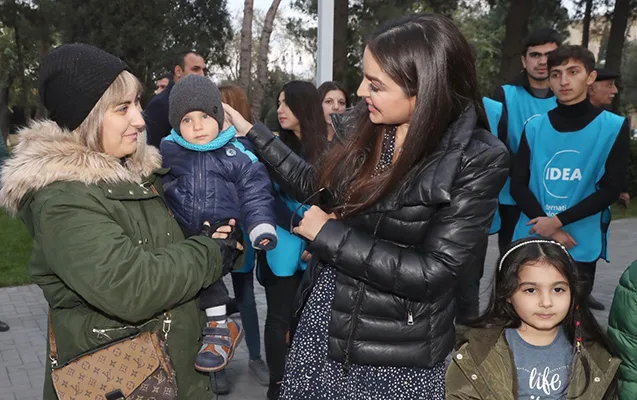 Leyla Əliyeva Atatürk parkında olub - -FOTOLAR