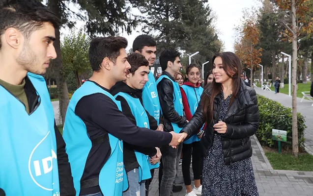 Leyla Əliyeva Atatürk parkında olub - -FOTOLAR