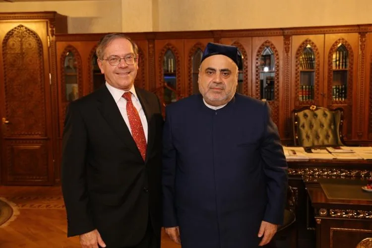 Allahşükür Paşazadə ABŞ səfiri ilə görüşdü - FOTO